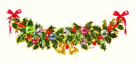 Une guirlande de Noël